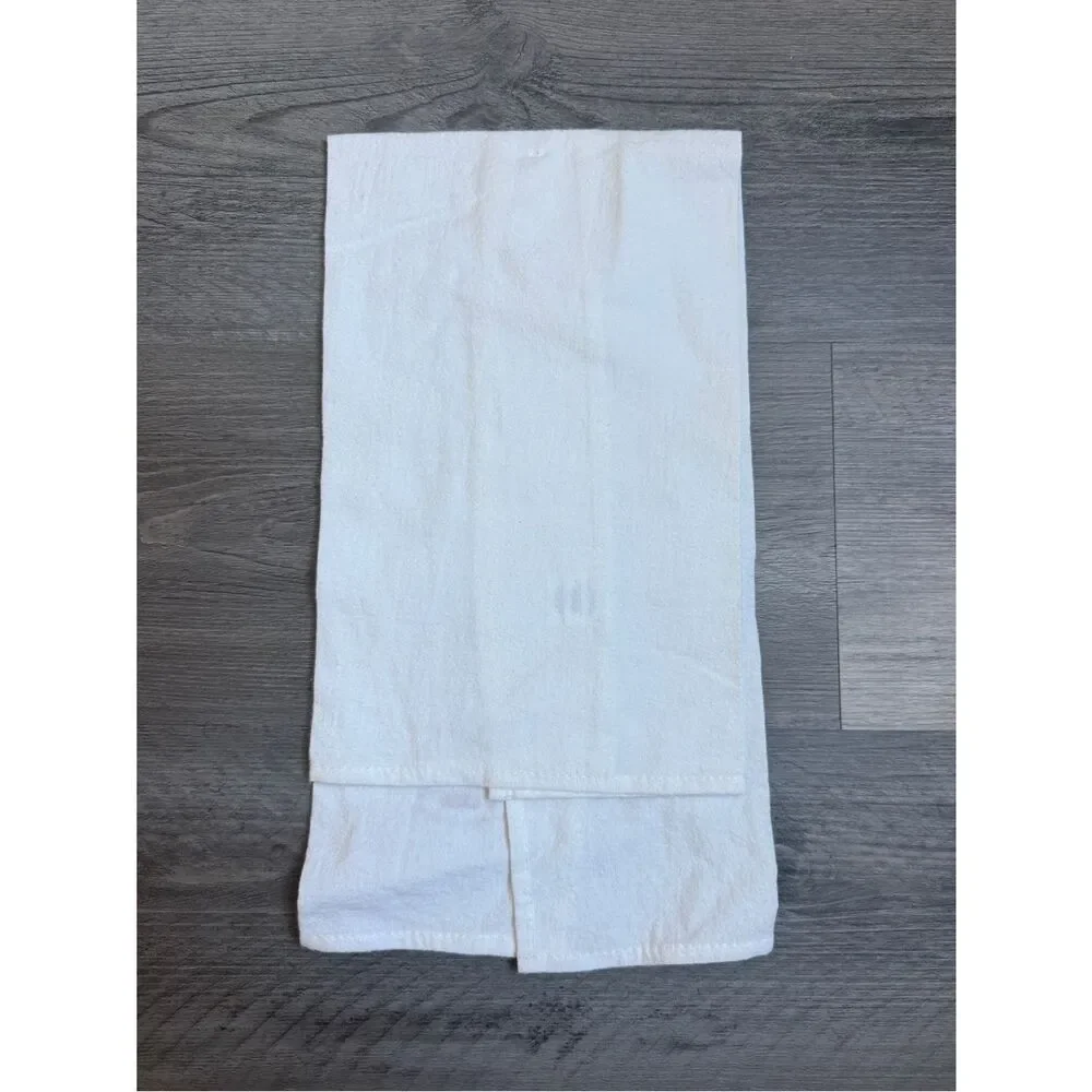C&F Halloween Embroidered Flour Sack Towel NEW Cotton Witch Bats